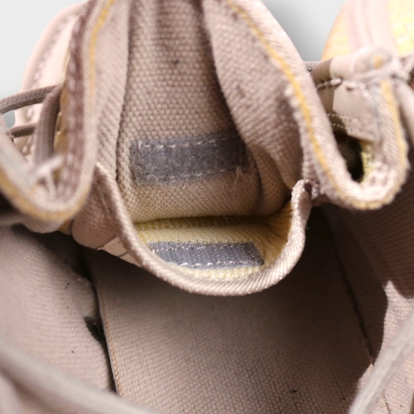 RARE IPATH Shoes Mens 13 YELLOW Skate Woven Upper Rubber Chukka Checkered Catkin - Picture 4 of 13